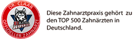 Top 500 Zahnärzte in Deutschland Top 500 Zahnärzte in Deutschland – Dres. Claar & Kollegen Kassel